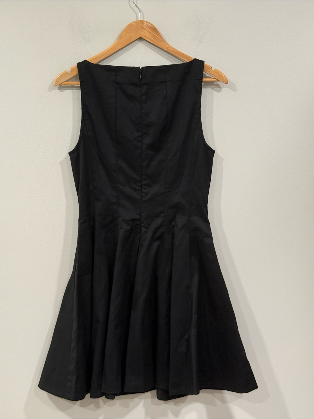 J. Crew Black Pleated Mini Dress 10 NWT - Picture 7 of 8